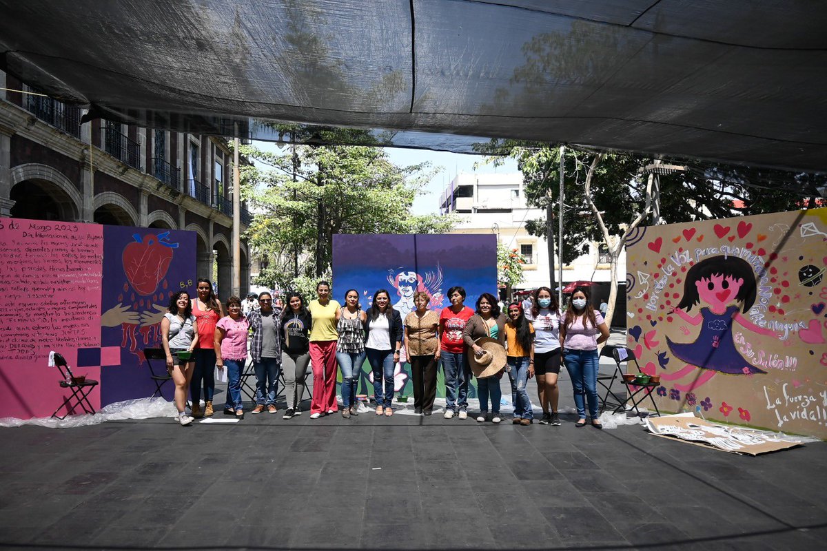 SG_Morelos's tweet photo. Se apropian mujeres de espacios públicos para visibilizar sus derechos https://t.co/hFlZYZWXae https://t.co/SVvjgngEOT
