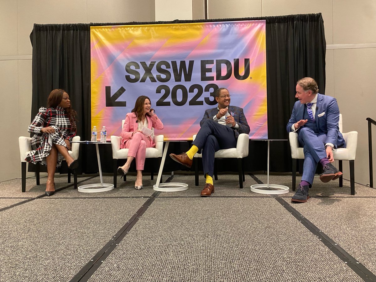 Glad to represent the @ObamaFoundation at @SXSW, and talk about how we're helping young people level up through mentorship, on-the-job training, and apprenticeship work. The potential of today’s youth is limitless. I’m incredibly proud we’re able to show up for them. #SXSWEDU