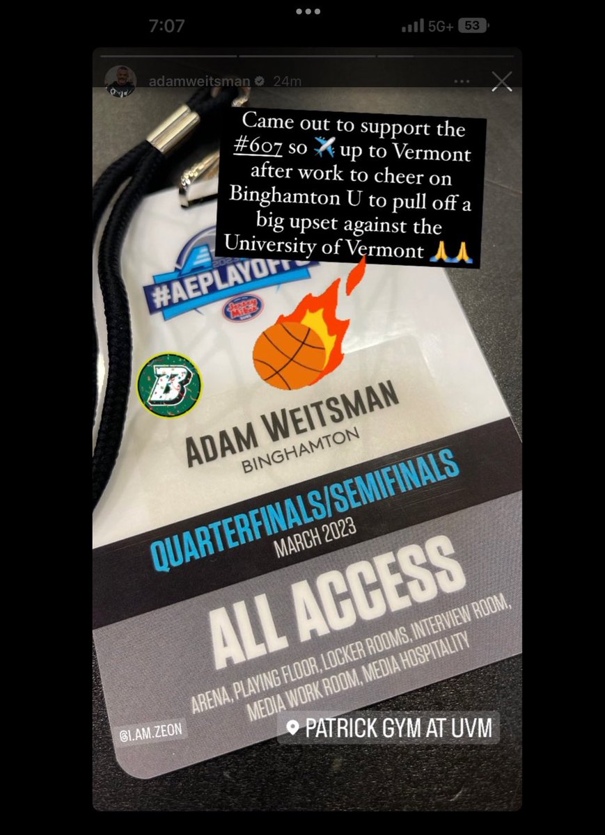 The curse of the ‘cuse. Adam Weitsman now persona non grata at Syracuse basketball?  Moves on to work his magic at Binghamton University. https://t.co/zO5XLpzldb