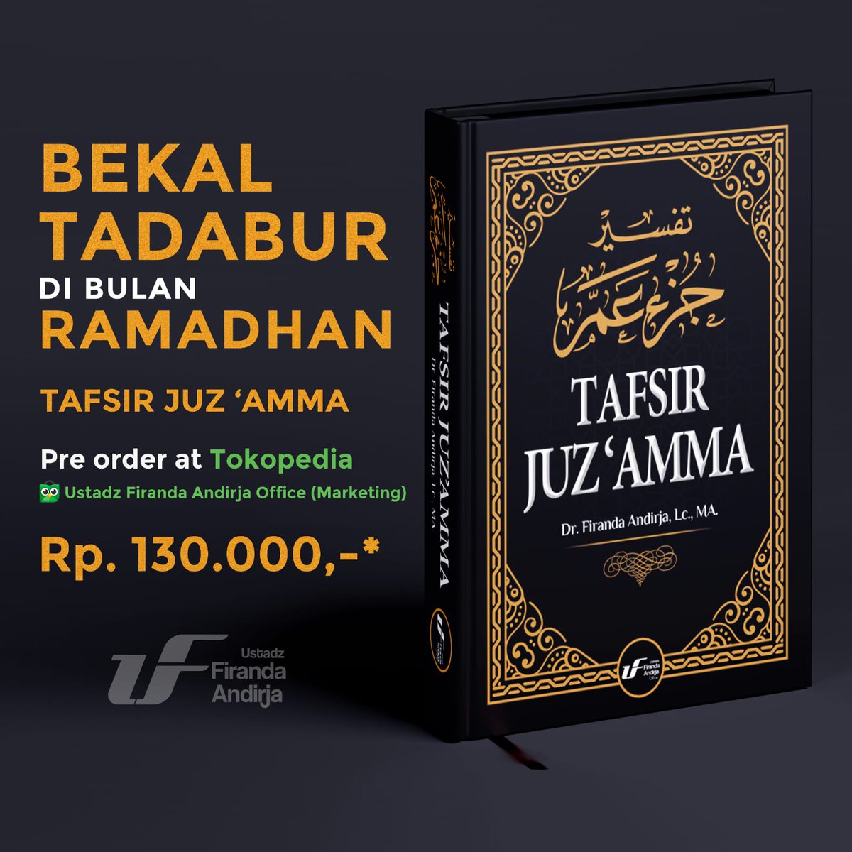 Bekal Tadabur saat Ramadhan
Link Pre-Order: tokopedia.link/u0NES8sasxb