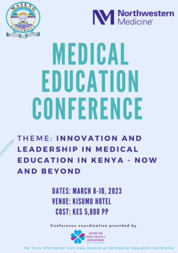 Today kicks off the 1st Medical Education Conference in Kenya, which is co-hosted by @Maseno_Uni & @NUFeinbergMed & aims to gather global medical training program stakeholders. Shout out to speakers @AshtiDoobay @debilynnM & all who helped plan! #NMHospMed #globalhealth #MedEd