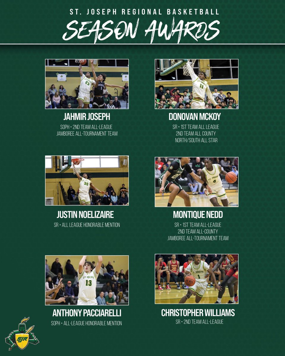 SJRBasketball's tweet photo. Congratulations to all our guys on their end of the year recognition‼️
🔰⚔️ https://t.co/iEM1xeQhvK