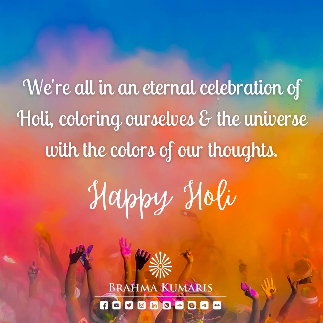 brahma kumaris holi message