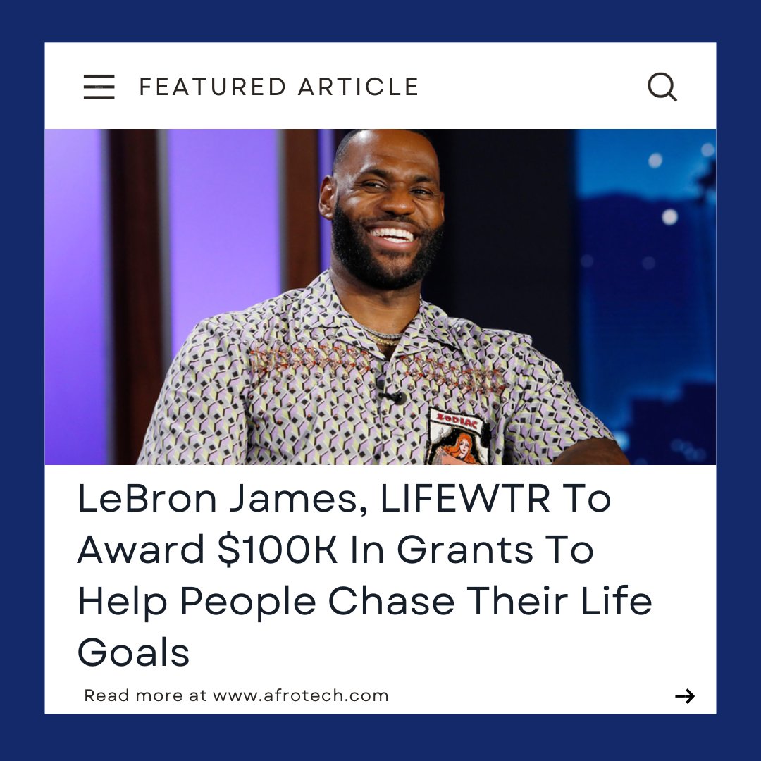 Valence (@valenceinc) on Twitter photo “This partnership w/ LIFEWTR is about celebrating community, purpose, & creativity, so it’s exciting to see those values come to life in this campaign, the ‘more’ in my life is what drives me.” — <a href="/KingJames/">LeBron James</a>
Visit afrotech.com to learn how to apply — full link in bio! “This partnership w/ LIFEWTR is about celebrating community, purpose, & creativity, so it’s exciting to see those values come to life in this campaign, the ‘more’ in my life is what drives me.” — <a href="/KingJames/">LeBron James</a>
Visit afrotech.com to learn how to apply — full link in bio!