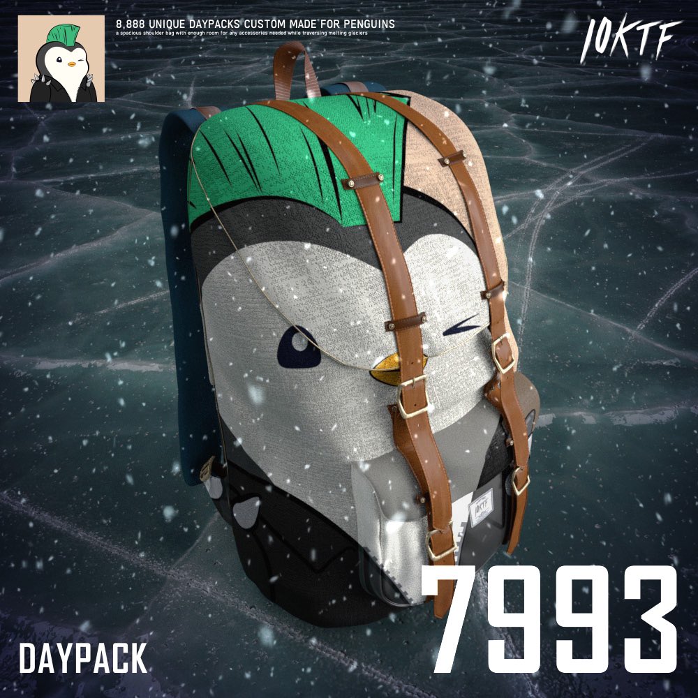 __Keegan__'s tweet photo. Have you wondered about @10KTFshop… Here is your opportunity to win a Pudgy Penguins Genesis Daypack✨

Sponsored by (NTEC)⚡️
New Tokyo Electric Co.⚡️

Like, Retweet this post
Follow @__Keegan__ &amp; @10KTFTeachings

Must be present in spaces during the giveaway 
link below👇👇👇 https://t.co/B3OhSmvx2V