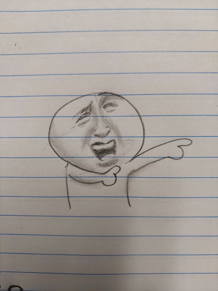 ThatTangGuy's tweet photo. I was inspired by those Chinese reaction images, and I accidentally learned how to draw semi-realistic faces https://t.co/8IlMjNATrE