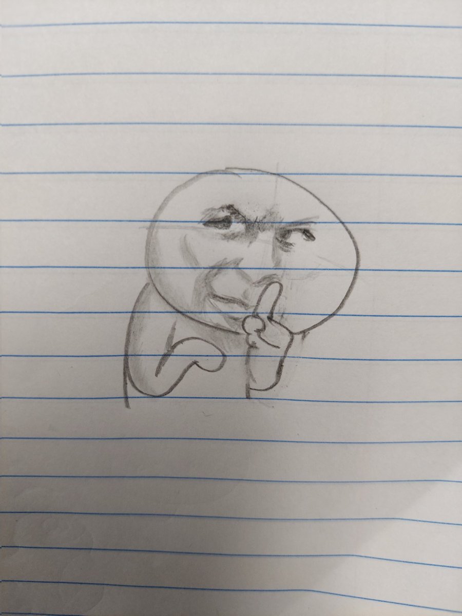 ThatTangGuy's tweet photo. I was inspired by those Chinese reaction images, and I accidentally learned how to draw semi-realistic faces https://t.co/8IlMjNATrE