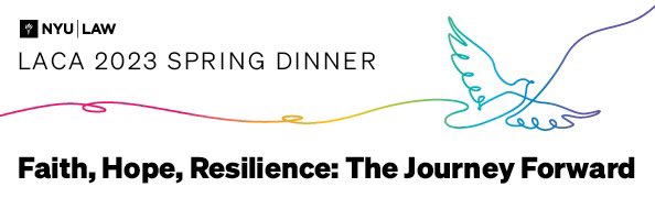 nyuLACA's tweet photo. It’s time to register for the 2023 #LACASpringDinner. Go to the NYU Law events page to register. https://t.co/VmG6DHZA2P