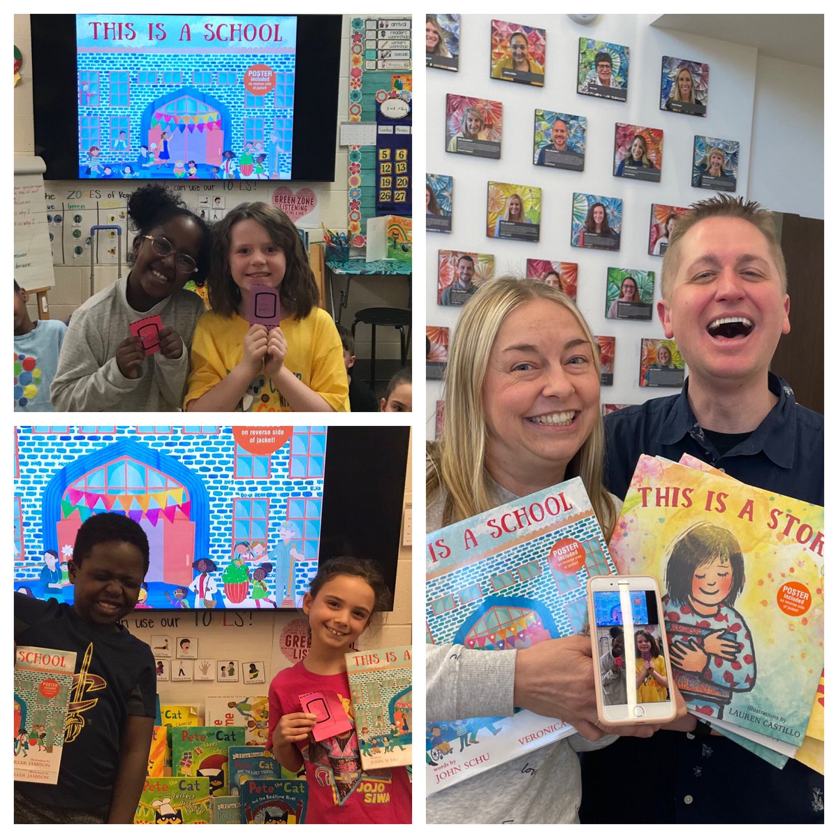 Nixon1st's tweet photo. @MrSchuReads Thank you! My students were overjoyed by you generosity. Your excitement for books is contagious! https://t.co/ngzIIuZPex