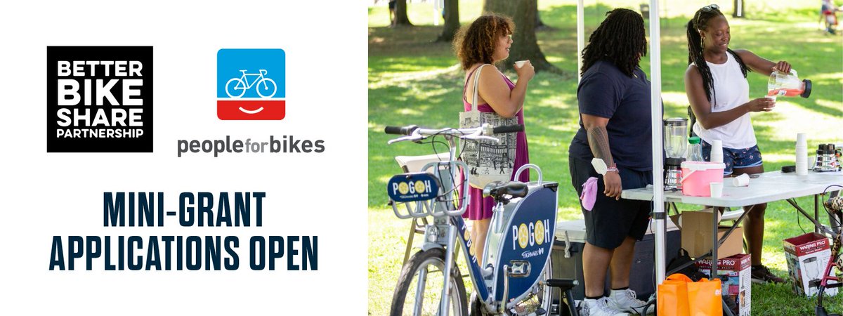 The <a href="/betterbikeshare/">Better Bike Share</a> is now excited to announce its 2023 round of mini-grants to continue to bring shared micromobility to underserved communities. This year, the grants won’t be quite so mini: eligible orgs can apply for up to $25k in grant funding. ⬇️
betterbikeshare.org/2023/02/13/app…