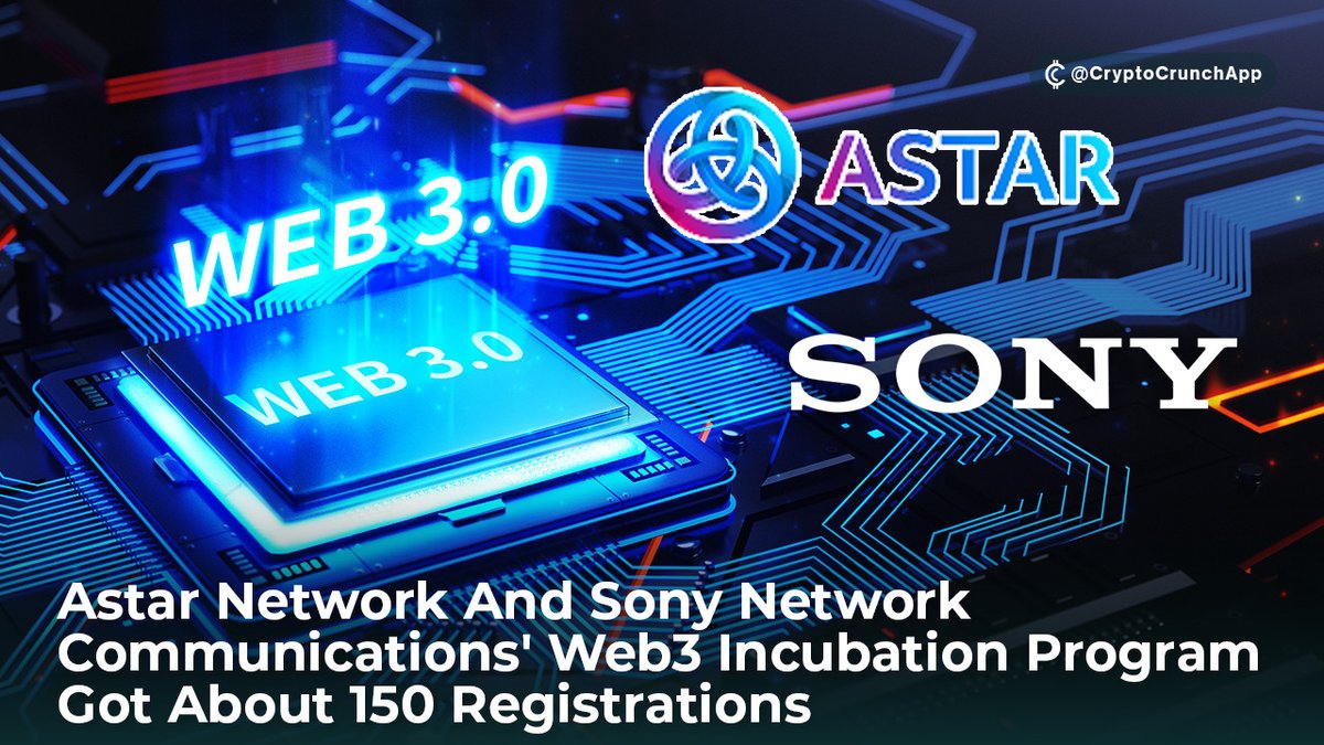 ReFiDailyNews's tweet photo. Astar Network And Sony Network Communications’ Web3 Incubation Program Got About 150 Registrations
https://t.co/yoiKTogFPo
#TOGRP7 #web3 #mimexmime #blockchains #crypto #web3grandpappa #HubbubNews #BreakingNews #internationalnews #AstarNetwork #SonyNetwork https://t.co/mMFgeHMQD5