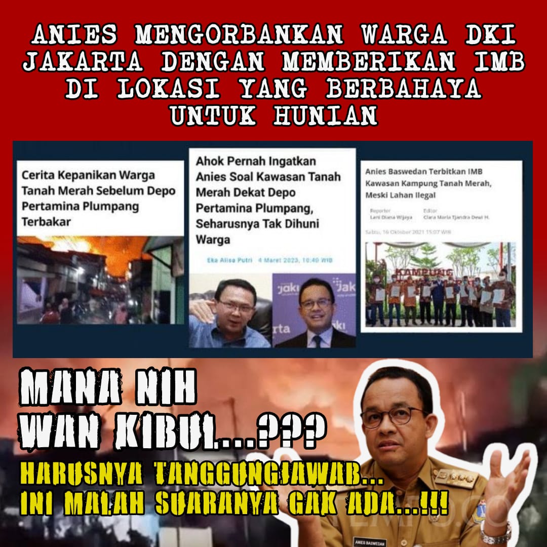 RanggaStevens's tweet photo. anies bmengorbankan warga dki jakarta dengan memberikan IMB di lokasi yang berbahaya untuk hunian https://t.co/1sHLXIj0yF