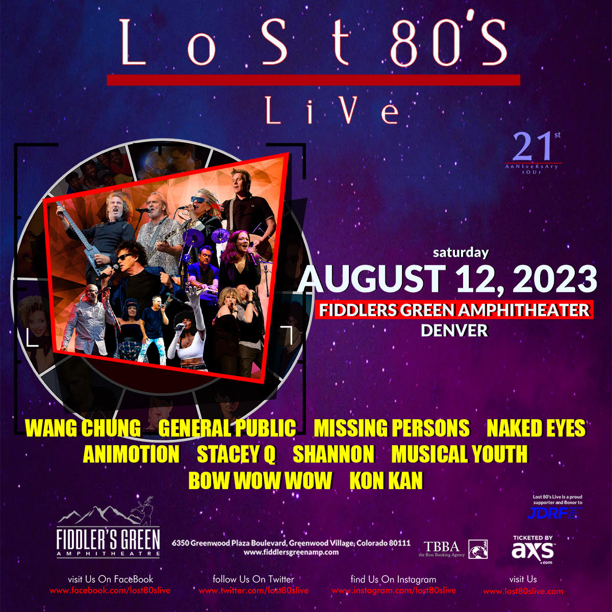 The English Beat (@theenglishbeat) on Twitter photo New #Beatblog: “Lost 80’s Live” x Denver (8/12/23) On-Sale 3/10/23 at 10AM!
TIX: lost80slive.com/buy-now New #Beatblog: “Lost 80’s Live” x Denver (8/12/23) On-Sale 3/10/23 at 10AM!
TIX: lost80slive.com/buy-now