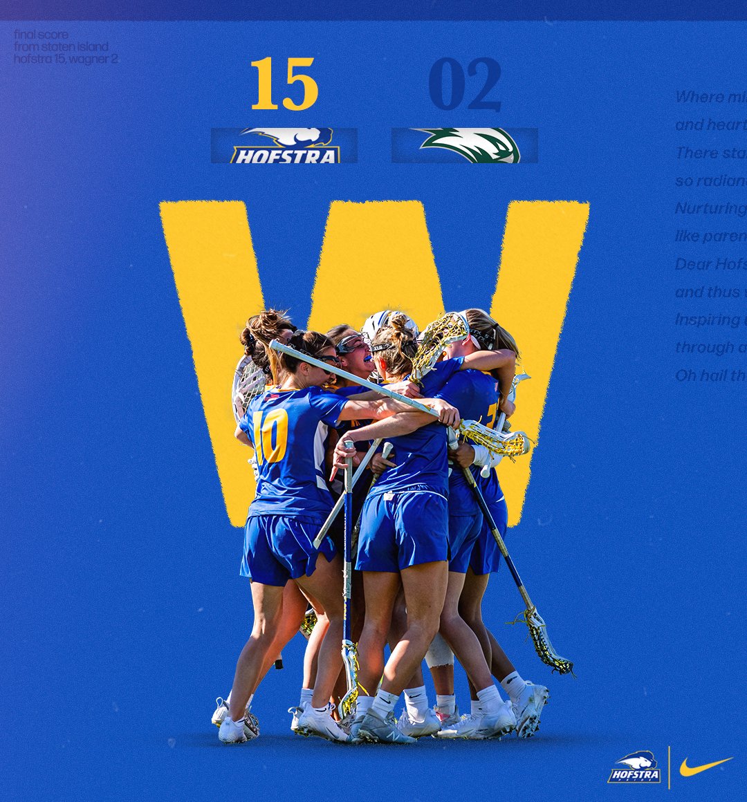 𝐋𝐨𝐧𝐠 𝐈𝐬𝐥𝐚𝐧𝐝 > 𝐒𝐭𝐚𝐭𝐞𝐧 𝐈𝐬𝐥𝐚𝐧𝐝

✅ Fewest goals allowed since a 13-1 win over Bucknell on 2/17/18
✅ Walser (4), Graff (3), and Mennella (3) all with 🎩🎩🎩 tricks
✅ Cardello with nine saves in first career win

#PrideOfLI