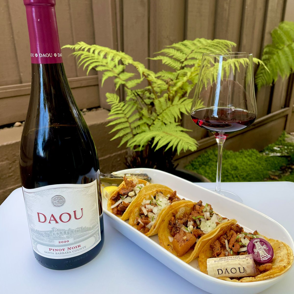 Dave Razzari (@_drazzari) on Twitter photo #TacoTuesday fun with a pinot noir by <a href="/DAOUvineyards/">DAOU Family Estates</a> from Santa Barbara. There are aromas of raspberry, violets & sandalwood with a palette full of cranberry, graphite & earthy truffle. Grab your favorite taco & join the Taco Tuesday party. <a href="/boozychef/">boozychef</a> <a href="/RealBMaxwell/">Brian Maxwell 🍻😎</a> <a href="/jflorez/">Joe Florez</a> #TacoTuesday fun with a pinot noir by <a href="/DAOUvineyards/">DAOU Family Estates</a> from Santa Barbara. There are aromas of raspberry, violets & sandalwood with a palette full of cranberry, graphite & earthy truffle. Grab your favorite taco & join the Taco Tuesday party. <a href="/boozychef/">boozychef</a> <a href="/RealBMaxwell/">Brian Maxwell 🍻😎</a> <a href="/jflorez/">Joe Florez</a>