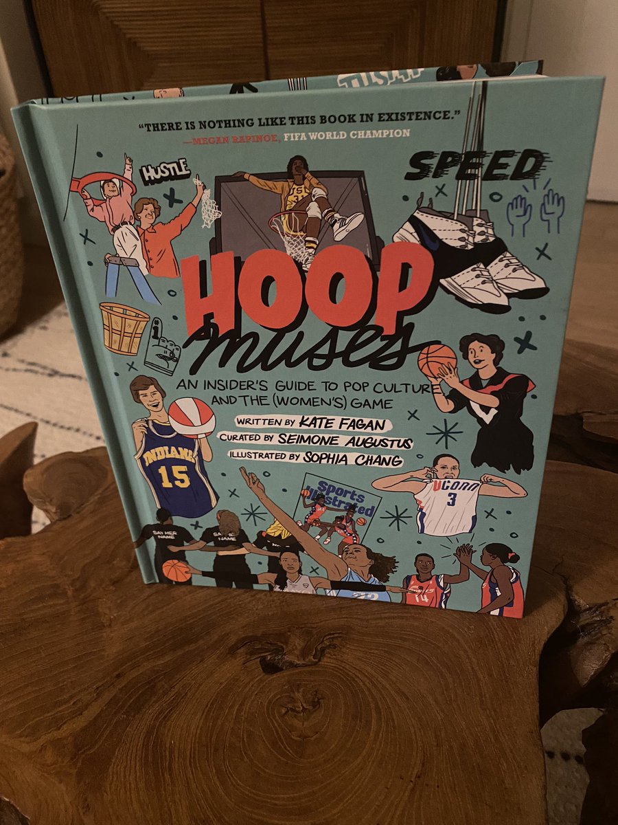 Look what finally made it to Brooklyn👀 - my very own copy of HOOP MUSES! So happy for one of my dearest friends and literary hero, @katefagan3. Can’t wait to dive in. Get your copy today! ❤️🥰🏀