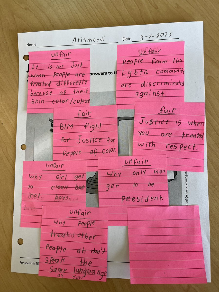 martagcuasante's tweet image. New unit on Justice. Brainstorming ideas. A lot to cover. #fifthgrade #multilingualkidsrock @SalemSchoolsk12