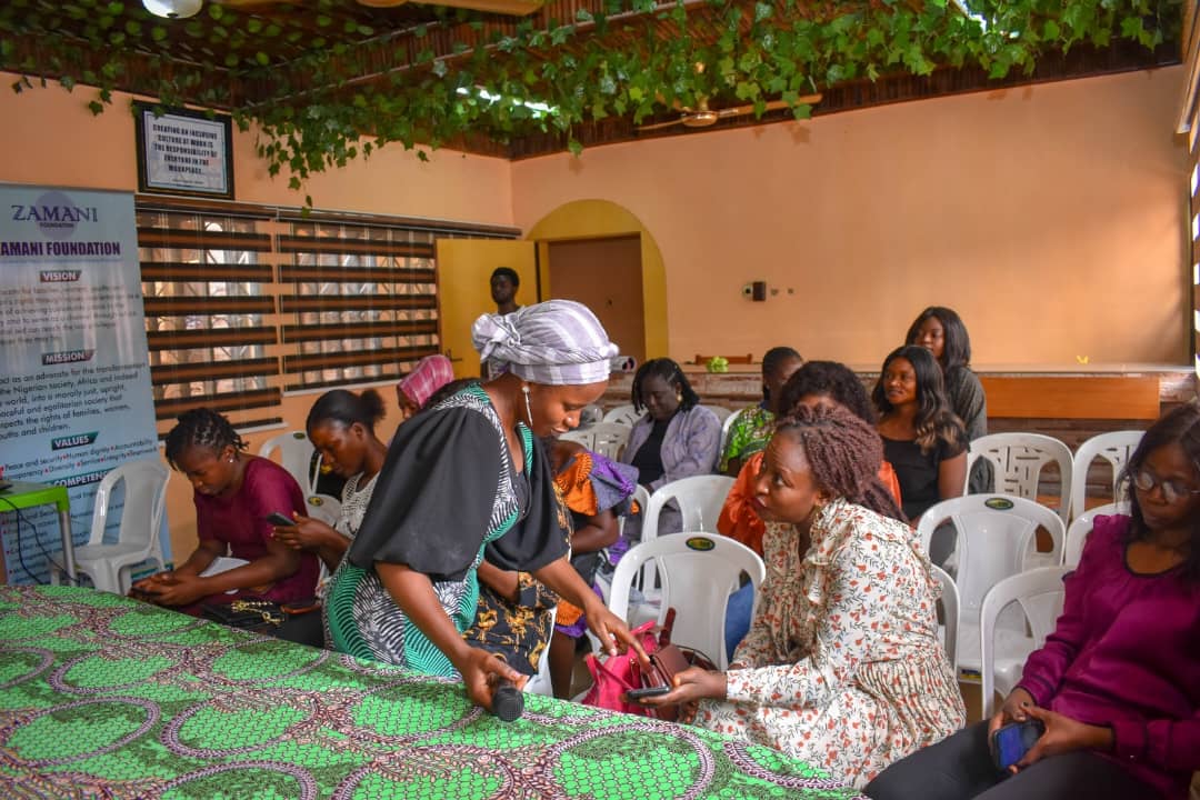 EAI_Nigeria's tweet photo. EAI WPBs in Chikun LGA, Kaduna training women on digital literacy in commemoration of 2023 IWD  with the theme: DigitALL: Innovation and technology for gender equality.

#IWD
#equalaccessintnl 
#EqualAccessNig
#Peace4Arewa 
#SecureNigCom https://t.co/82K4ktrM7D
