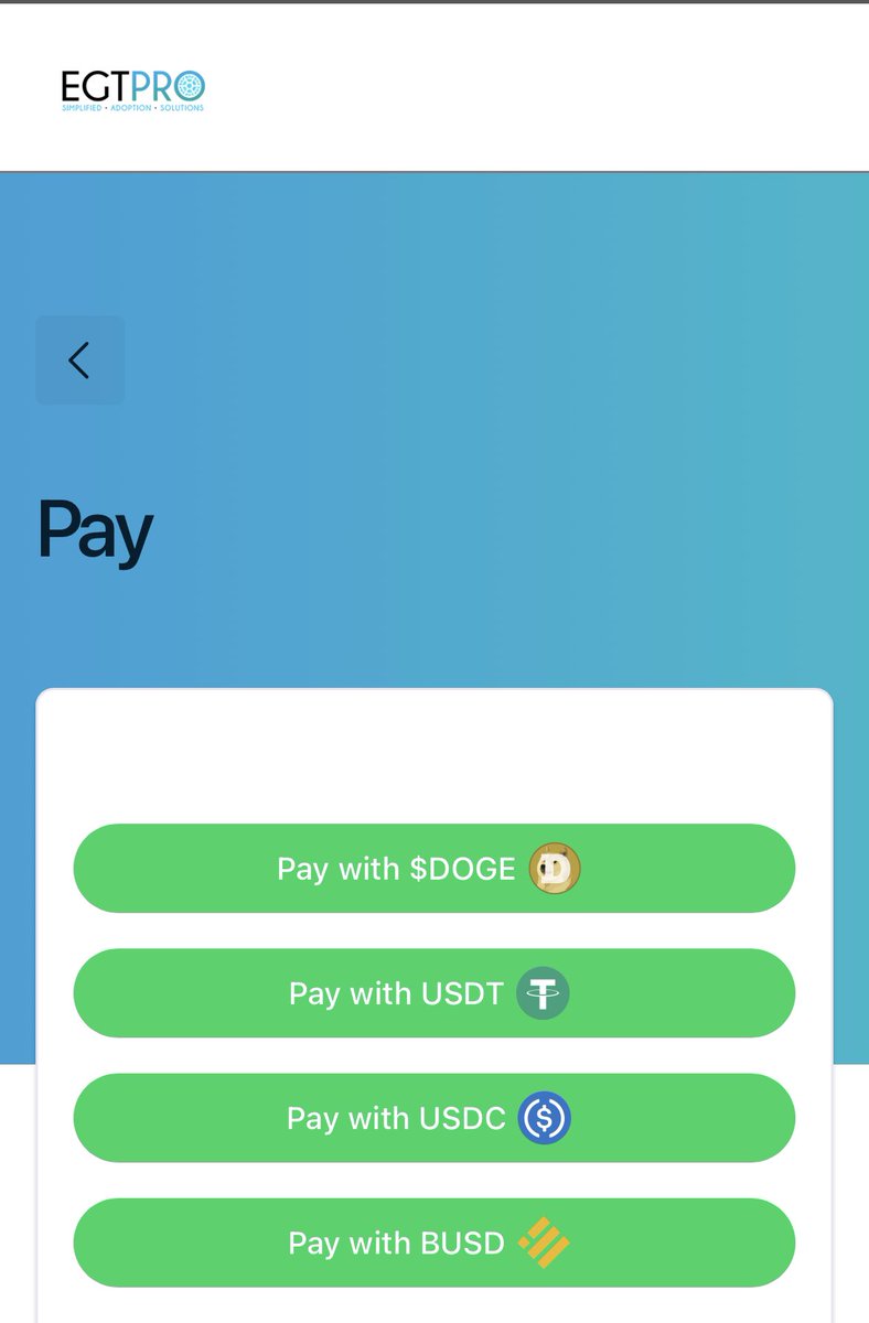 Why is Elon GOAT developing @EGTPRO?

✅ Crypto will never reach its potential until it’s used as street currency.

✅ Tokens will never maximize their utility until they can be recognized &amp; exchanged for goods and services outside of their ecosystem. 

✅ Dependency on