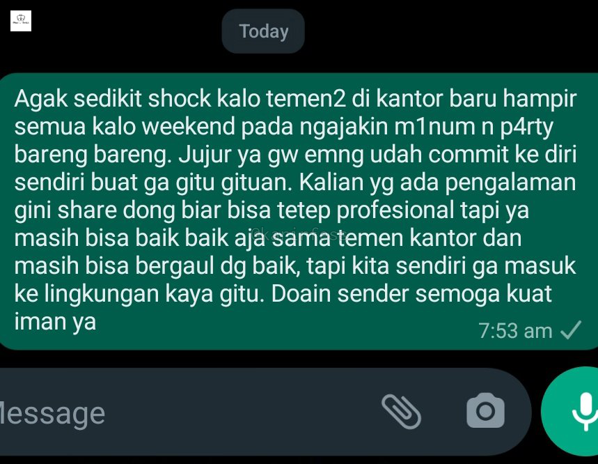 karirfess's tweet photo. Kr! Ada yg punya pengalaman serupa? Cara ngejauhin hal gituan gimana ya? https://t.co/LP3Dhl7zo0