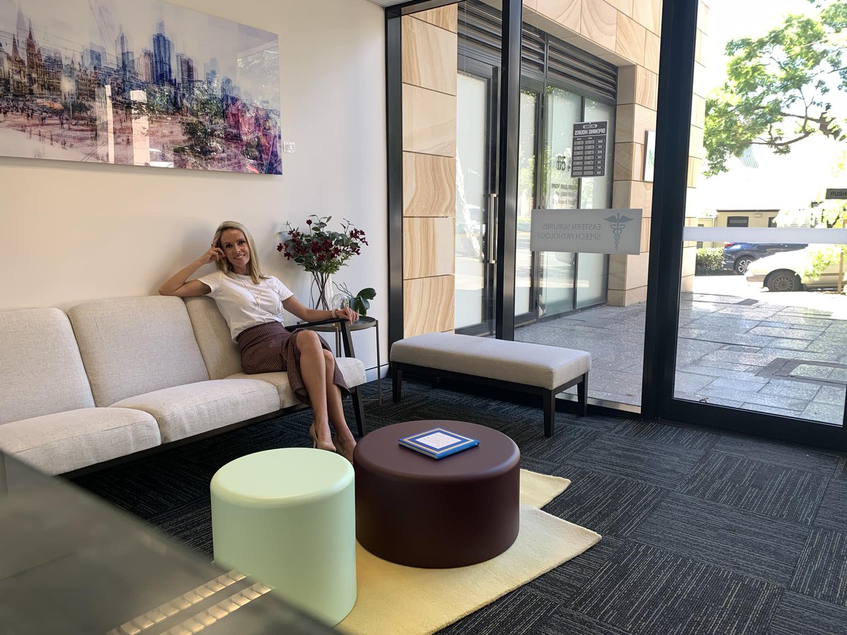 EasternSpeech's tweet image. An elevated reception space! Same address, new furnishings, all in the name of enhancing patient experiences from the first step through our door.
#ESSP #Speech #Sydney