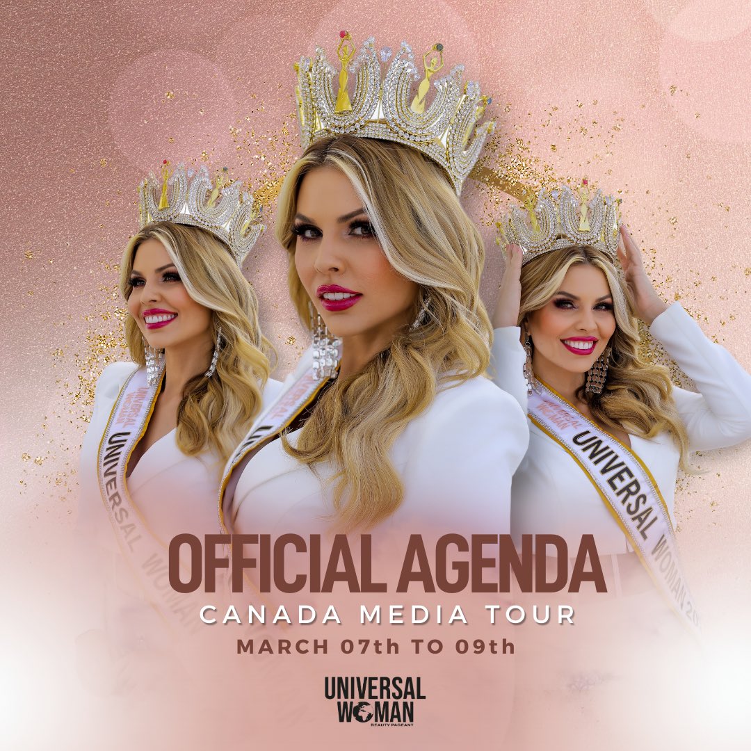 UniversalWoman_'s tweet photo. Valentina Sanchez is preparing her trip to Ottawa, Canada. We will keep you posted it with all the details about this new adventure of our Universal Woman to this beautiful country.
@vtrivella https://t.co/SJPVF7rhKA