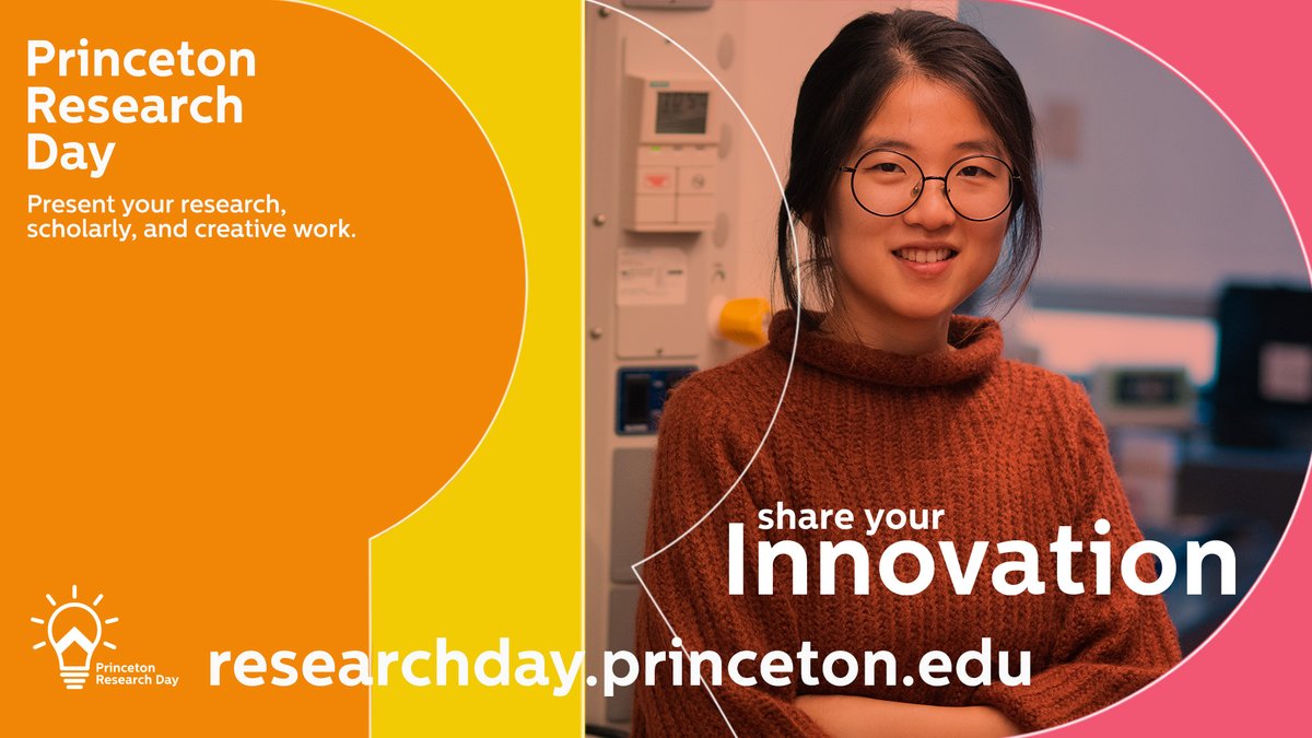 Princeton Research Day is an opportunity for undergrads, graduate students and postdocs to talk about their research to the public and across departments and disciplines. Share your story, your passion, your innovation! #PRD23 researchday.princeton.edu