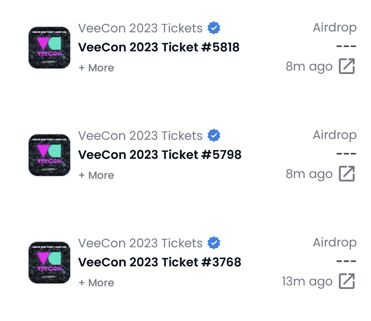 Corso52's tweet photo. I got my @veecon tickets LFG!!! https://t.co/Obi1RcDCFC