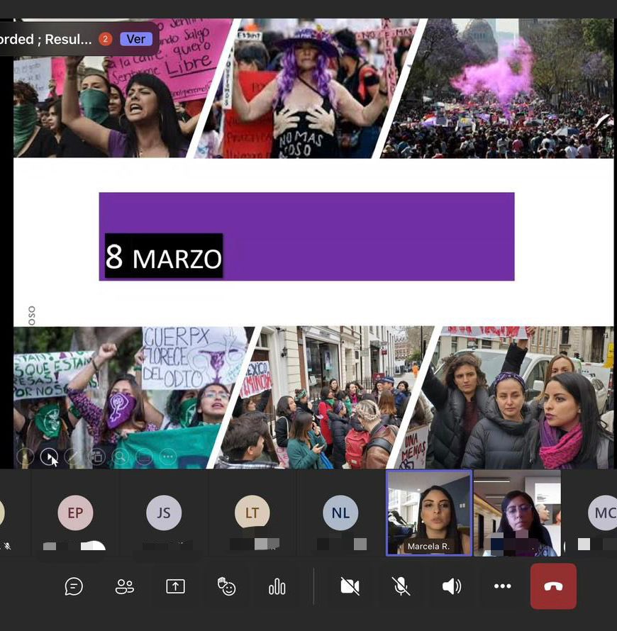marcelareynoso's tweet photo. Marzo es un mes muy intenso, lleno de emociones y reflexión. 

Comenzamos la jornada con esta conferencia sobre el #8M impartida a mujeres y hombres #STEM

Lo prometí y lo sostendré siempre: permaneceré incansable por los derechos de las mujeres #DiaInternacionalDeLaMujer 💜💪🏼🔥 https://t.co/wGKagrHepv