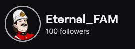 EternalFAMTTV's tweet photo. Thank you so much everyone <3 you're all wonderful, now i just need to decide what im doing to celebrate https://t.co/q43bfvuO7C