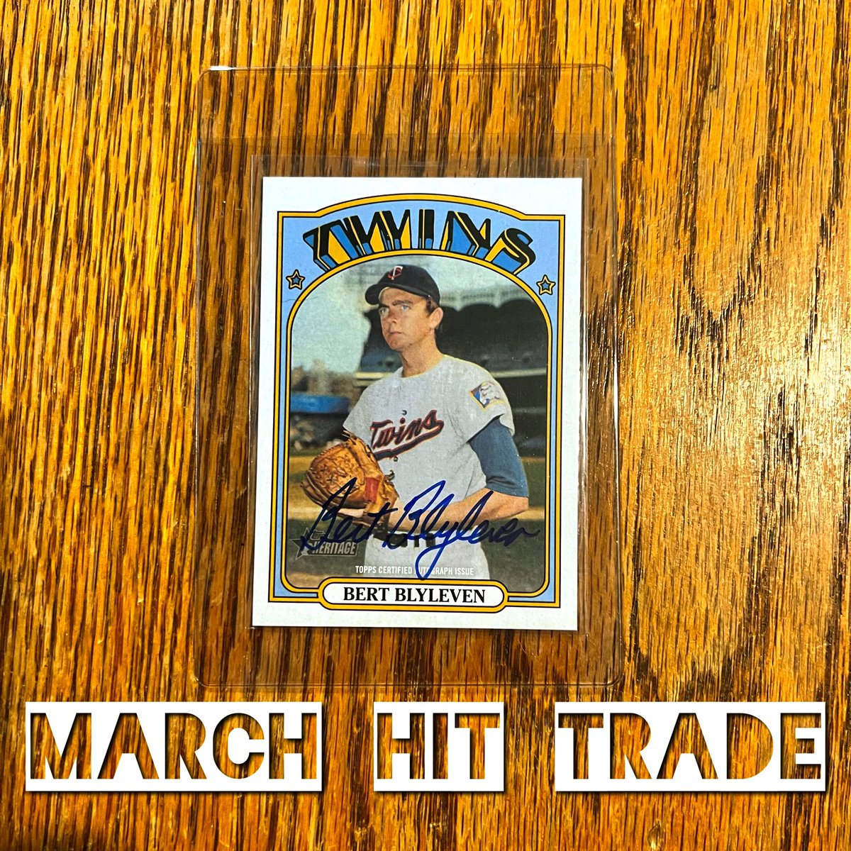 ShuffleTrades's tweet photo. One lucky trader in the March Trade will receive a certified Bert Blyleven autograph card. Get your trades in before the end of the month! https://t.co/oQWEpCuSng #ttm #autograph #autographs #sportscards #tradingcards #shuffletrades #baseball #mlb #minnesotatwins #bertblyleven https://t.co/3FxSY25fQm