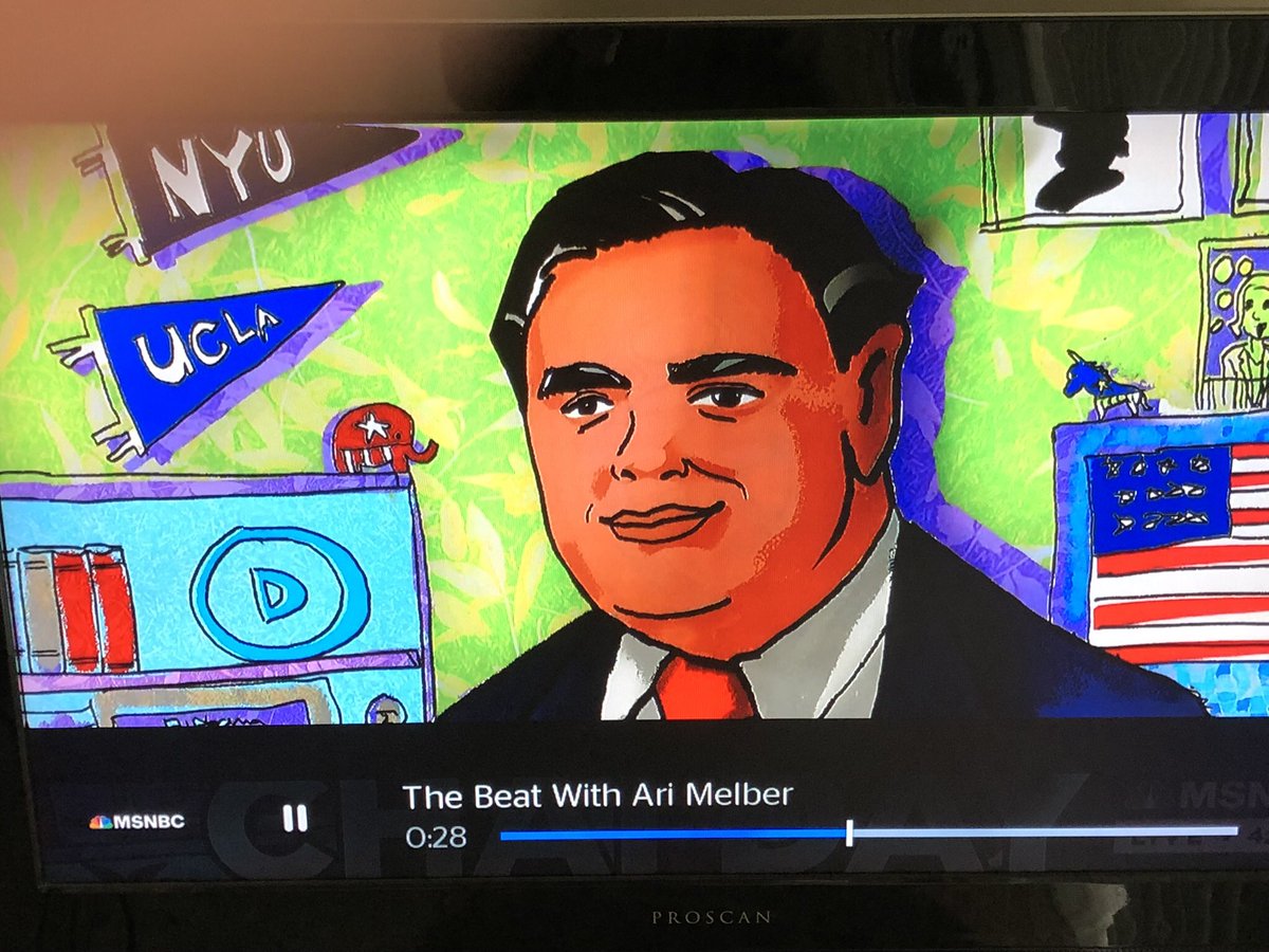 looseleafreport's tweet image. Wow! @AriMelber called u the "Godot" of his opening segment. But at least you were there, silent but present, and as all good things come to those who wait, ur "Star Trek" reference to "distortion fields," was so right on when you had the mic. #ChaiDay #realitybased #FoxNewsLies