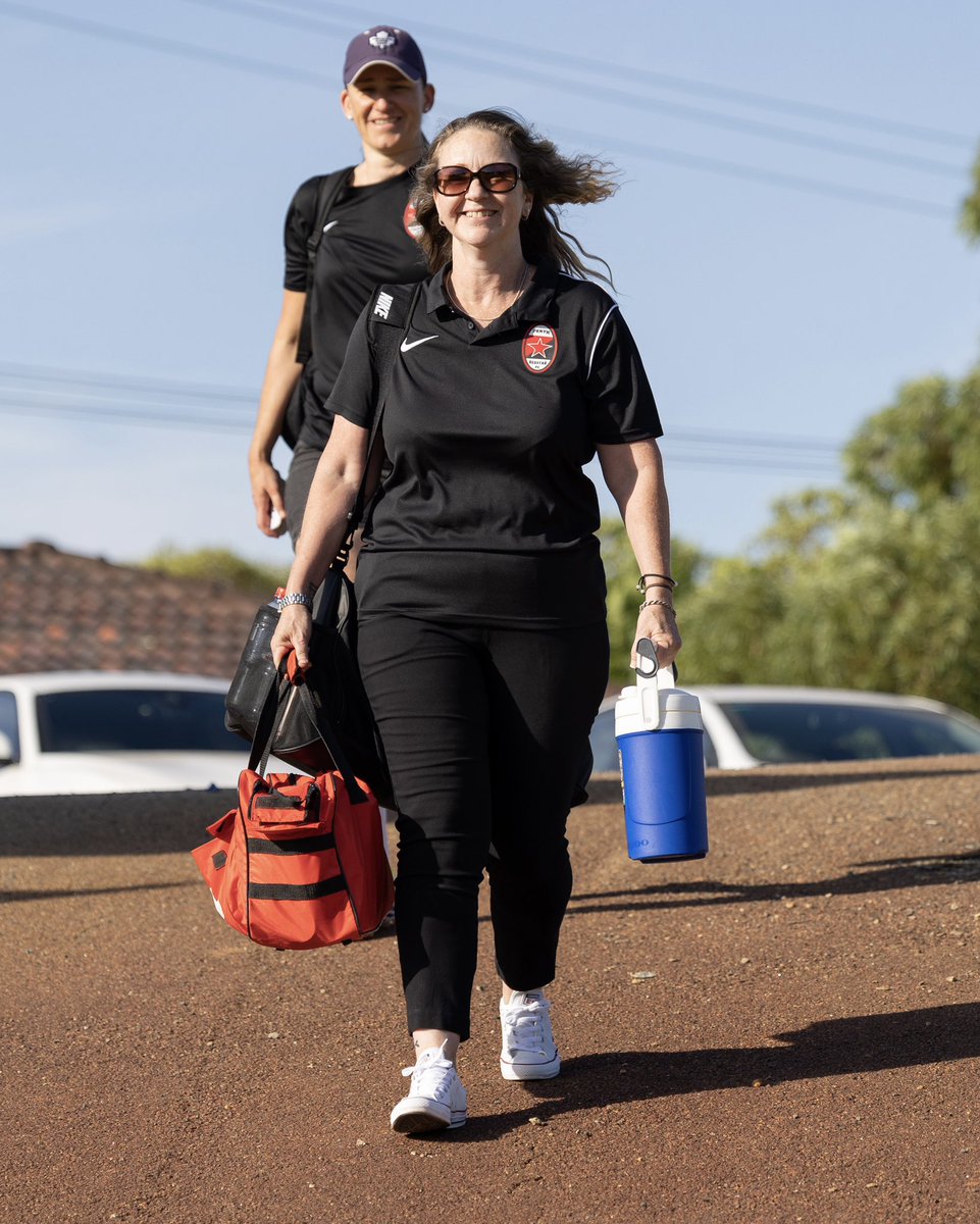 PerthRedStarFC's tweet photo. It’s International Women’s Day 👸  

Today we celebrate the incredible Women that make our club thrive. 

Whether it's on the pitch, in the dressing room, or behind the scenes, Perth RedStar couldn't do it without you. 🔴

#PRSFC https://t.co/nJnAXi8lR7