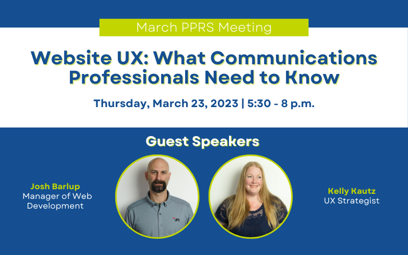 pprshbg's tweet photo. Don't miss our March meeting! Register today to learn about Web UX for Communications Professionals from the experts at JPL! https://t.co/6kUWaRx6DP https://t.co/QEjlXWap3Q
