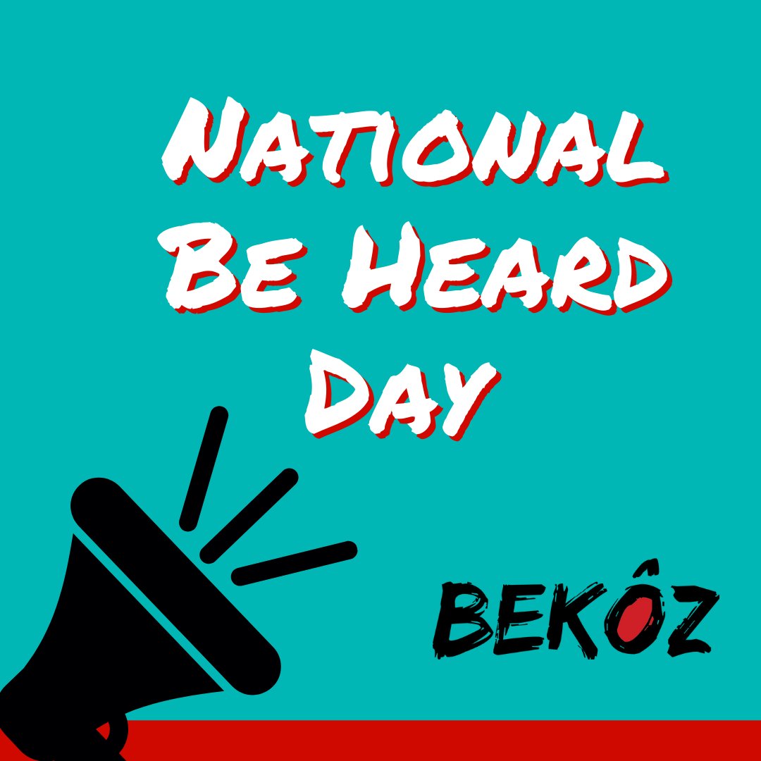 Today is #NationalBeHeardDay, and we want to hear from other small businesses. Share your stories and let the Bekoz team help you be heard. #BekozMarketing