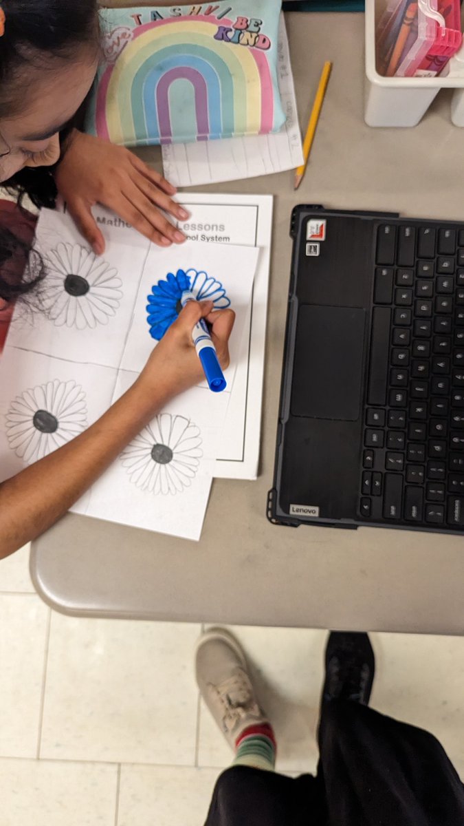 readwithmsreed's tweet photo. My budding artists loved this math fraction art we did today! Super fun! 
#fractionsarefun
@SalemElementary 
#SalemRollinStrong https://t.co/q8lKeZxk7s