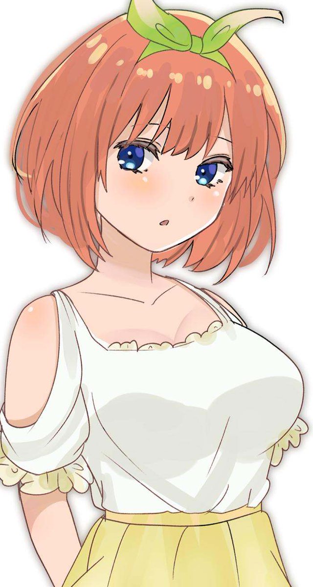Caleb HernandezさんがTwitterに投稿した中野四葉(五等分の花嫁)のイラスト。