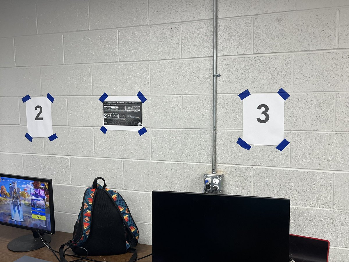 oumike23's tweet photo. Gearing up for hosting @EsportsOklahoma NWOK smash bros tournament this Thursday. We’ve been working hard setting everything up. My students even designed and made plaques for the winners. 10 schools and almost 100 students competing…let’s go! #oklaed #ossba https://t.co/3qSswhzgQs