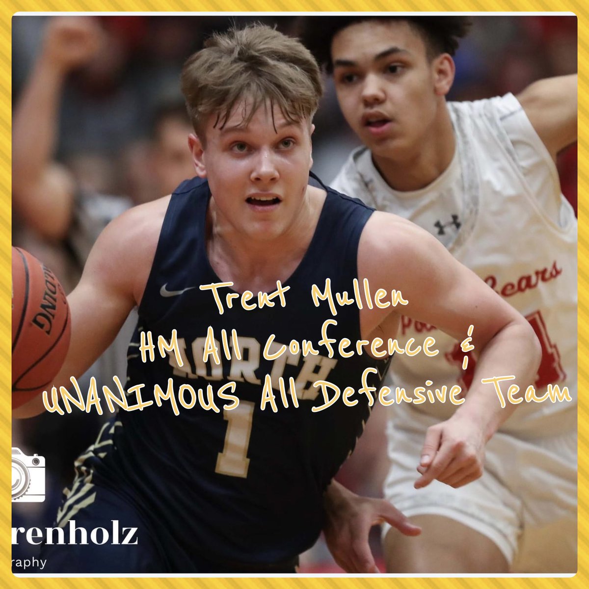 Last but not least congrats to <a href="/TrentMullen3/">Trent Mullen</a> The Job he has done as one of our Sr leaders is remarkable. His defensive intensity has been contagious all year and he was rewarded with the only unanimous vote for all defensive team. AND HAPPY BIRTHDAY! 

#Family 🏀⚡️