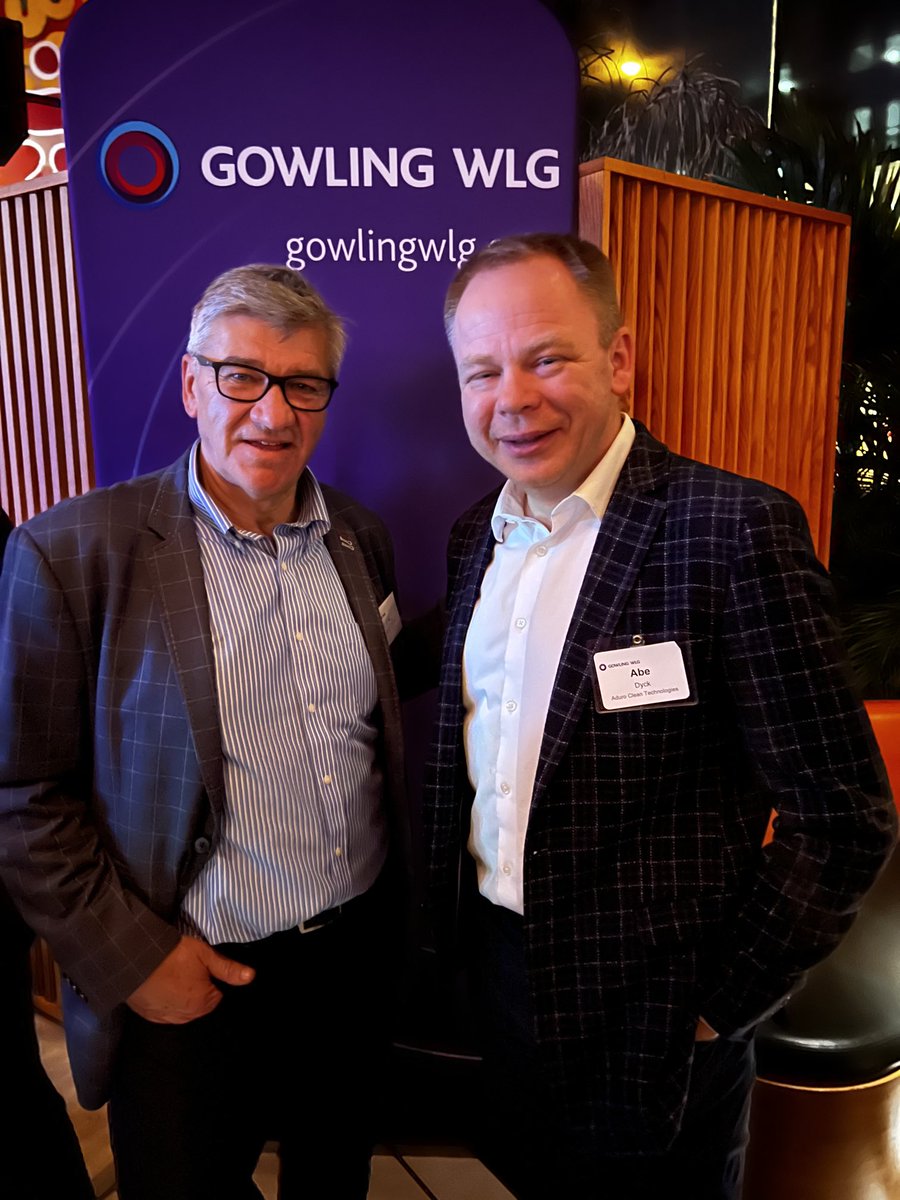 AduroCleanTech's tweet photo. Great evening catching with colleagues and business partners at ⁦@gowlingwlg_ca⁩ ⁦@the_PDAC⁩ event. #chottomatte ⁦@AduroCleanTech⁩ https://t.co/TJWi0ObPcS
