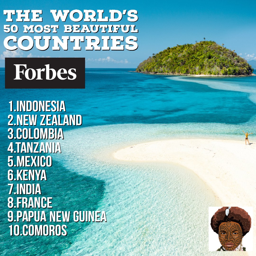 t_ebmelanesia's tweet image. The World’s 50 Most Beautiful Countries According To Forbes. PNG ranked 9th 🤯💯🇵🇬
#amazingdestinations  #papuanewguinea