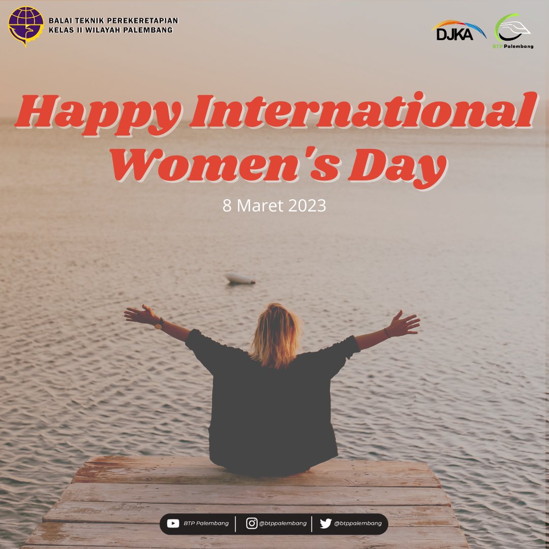 BTPPalembang's tweet photo. Happy International Women's Day! 
Jadilah perempuan tangguh dan berani berkarya serta menjadi inspirasi bagi orang-orang di sekitarmu. Semoga dapat menjadi perempuan yang memberikan inspirasi bagi masyarakat. https://t.co/0CGEE0Iy5L