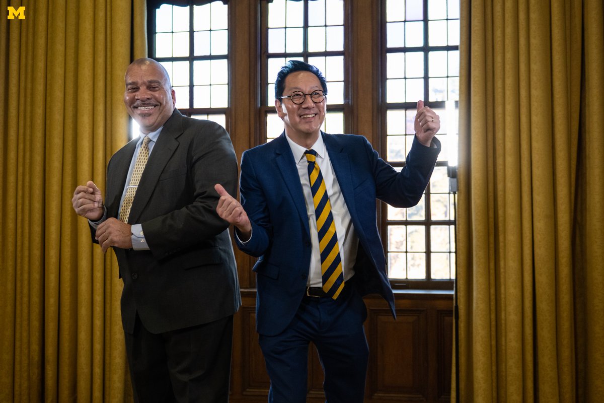 It was a monumental and memorable day in Ann Arbor! The U-M community, and guests from around the world, celebrated with @UMichPrezOno today as he was officially inaugurated as the 15th president of the University of Michigan. #UMichPres15 #GoBlue