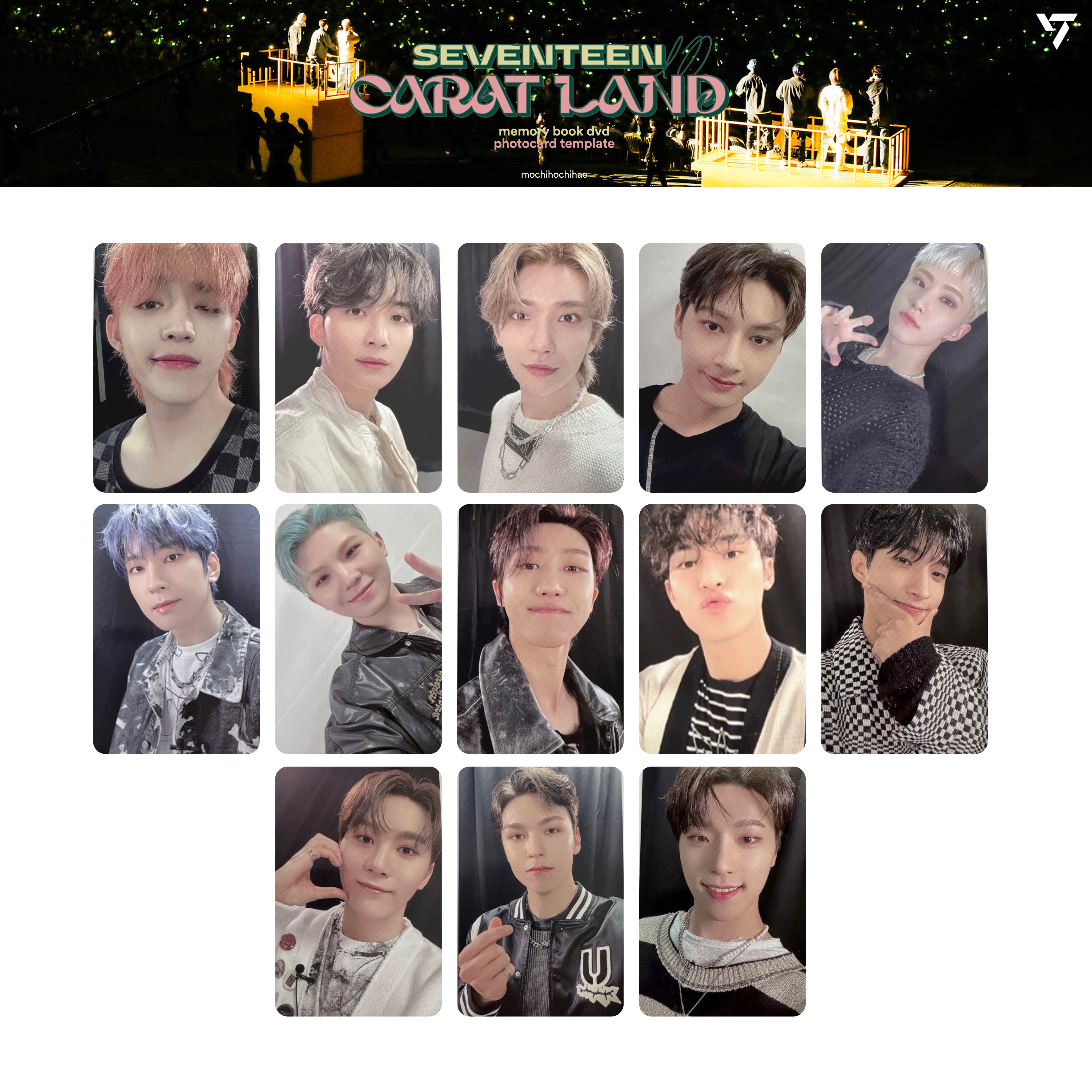 Seventeen 2023 Caratland memory book member photocard with