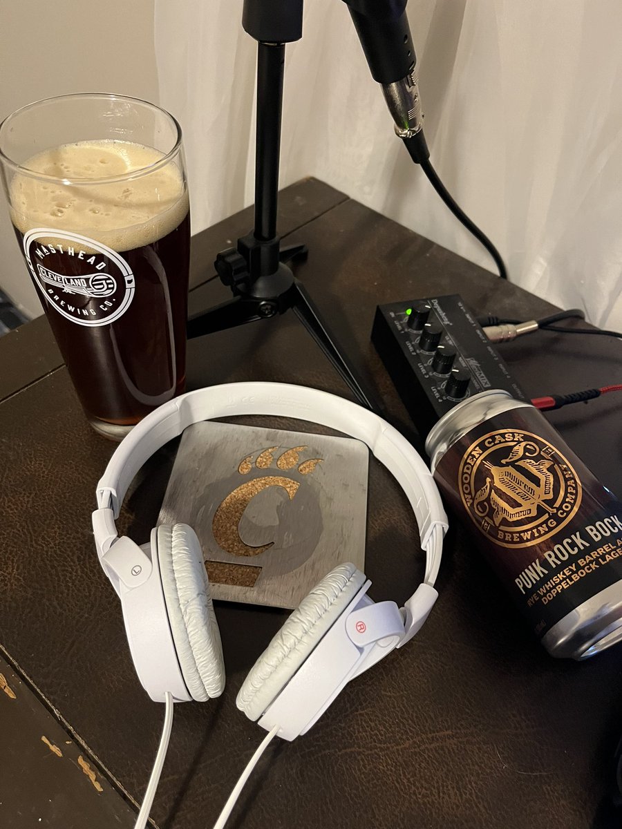 It’s Bock szn. Let’s record an episode of the podcast! #timeforabeer