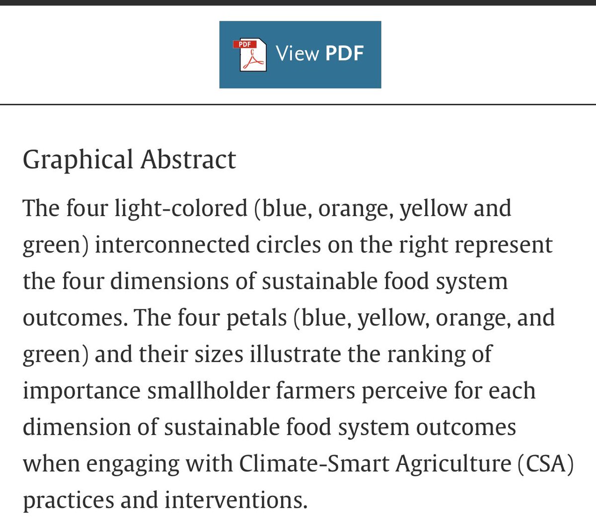 ➡️Excited to 📢ANNOUNCE 

🆕 paper 📝 in <a href="/GEOSUS_journal/">Geography and Sustainability</a> ⤵️

(Re)Assessing #ClimateSmartAgriculture &amp; Sustainable #Foodsystems outcomes nexus in Africa’s smallholding #agriculture 👩‍🌾🌾👨‍🌾

➡️ A Must Read! #OpenAccess free-download! ⤵️

doi.org/10.1016/j.geos…  

#ThesisChapter