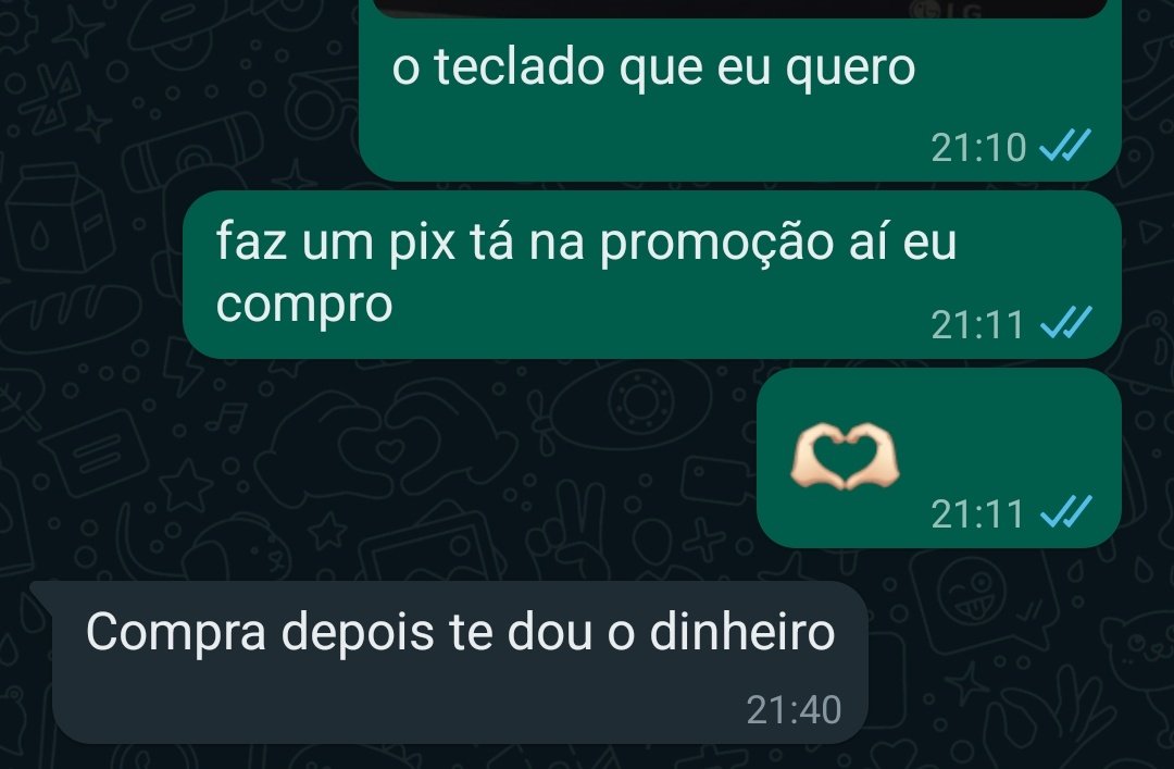 httpsgabzz's tweet image. o meu pai após falar que não ia comprar um teclado novo pra mim: