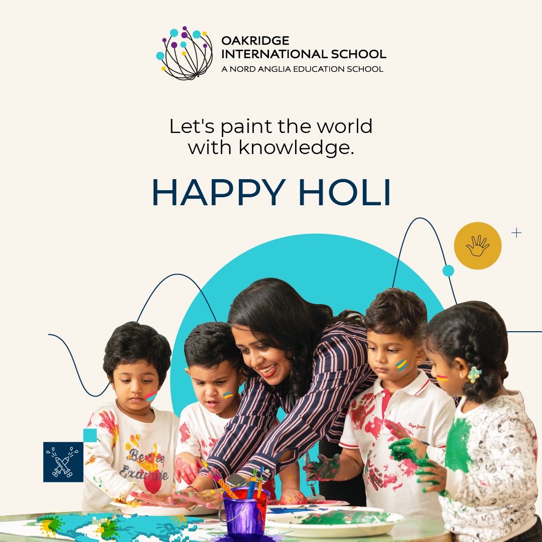 learnois's tweet image. Let's celebrate the joy of learning, embrace diversity and inclusivity, and spread love and kindness. Happy Holi!"
#OakridgeInternationalSchool #NordAngliaEducation #CreateYourFuture #PaintTheWorldWithKnowledge #EducationForAll #JoyOfLearning #HappyHoli #Holi2023