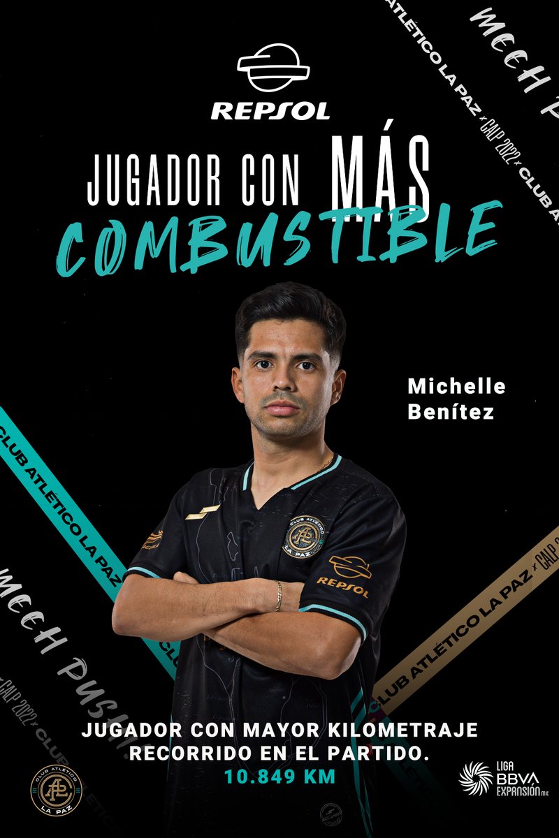 atleticolapaz's tweet photo. ⛽️ I @repsolmexico presenta: El jugador con más combustible.

Michelle Benítez es el jugador con más combustible de la Jornada 10 de @LigaMXExpansion al recorrer 10.849km en la victoria del equipo paceño.

Muy buena Raski 😎

#SomosPAZion https://t.co/eMi7aLeFSg