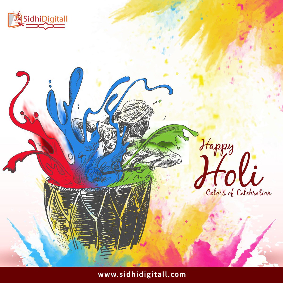 SidhiDigitall's tweet photo. Happy Holi Everyone…..
#HappyHoli #रंगोत्सव #Holi2023 https://t.co/E741imNikd